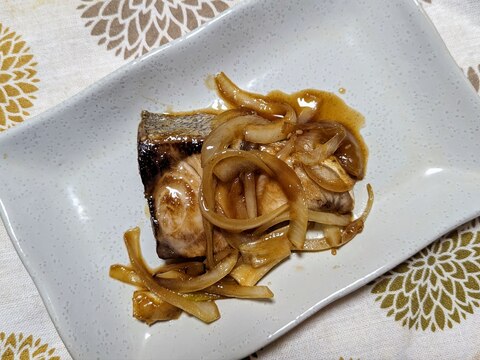 焼肉のタレで!ブリの照り焼き